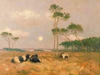 Moonrise on the Zuyderzee