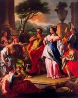 Aquiles con las hijas de Licomedes