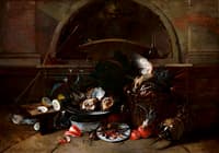 Still Life with Bottles and Oysters