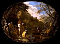 Landscape with Armed Men