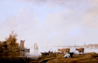 View of the Maas near Dordrecht