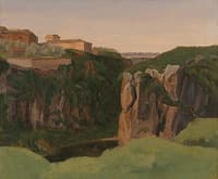 View of the Gorge at Civita Castellana