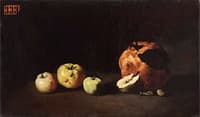 Still Life with Apples and a Pomegranate