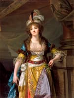 Portrait of a Lady in Turkish Fancy Dress
