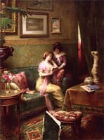 Reading in the Living Room