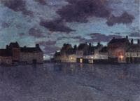 Marketplace in Dieppe, After a Rainstorm