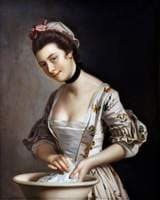 Lady's Maid Soaping Linen
