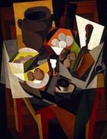 Still Life with Bread and Fruit