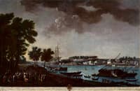 View of the Town and Port of Bayonne from the Pathways of Boufflers