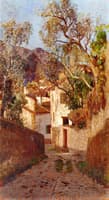 A Shaded Village Road