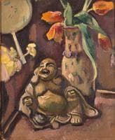 Still Life with Statuette of Buddha