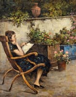 Reading in the Garden