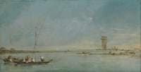 View of the Venetian Lagoon with the Tower of Malghera