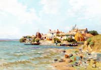 A Coastal Village, Low Tide