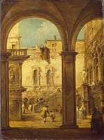Capriccio with the Courtyard of the Doge's Palace