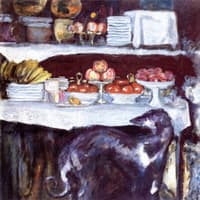 Still Life with Greyhound