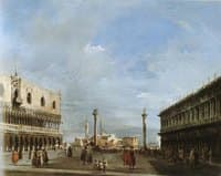 The 'Piazzetta' of San Marco looking towards San Giorgio Maggiore