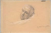 Head of a Reclining Man