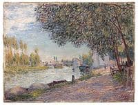 The Bridge at Moret-sur-Loing, Evening