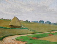 Landscape with a Haystack