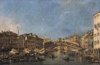 The Rialto Bridge in Venice