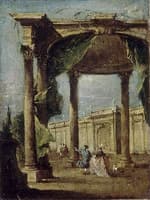 Capriccio:  Walkway with Arch