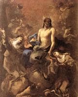 Christ Adored by Two Nuns