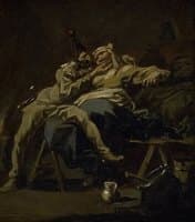 Pulcinella and Colombina