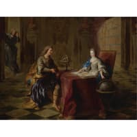 Astronomy lesson of the duchesse du Maine