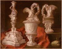 Still life with silver torch