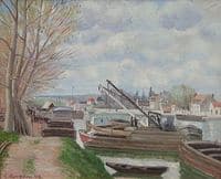 Barges on the Seine
