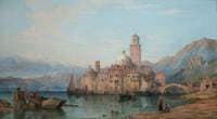 An Italian Lake Scene