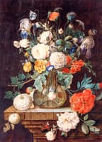 Summer Bouquet with Butterflies