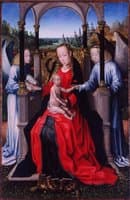 Virgin and Child Enthroned with Angels