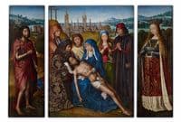Lamentation with Saint John the Baptist and Saint Catherine of Alexandria
