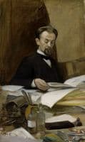 Portrait of the Poet Otto Manninen