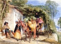 Spanish Peasants at Ronda, Spain