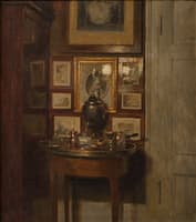 Interior with a Samovar. Evening