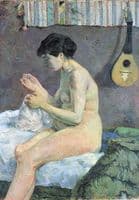 Study of a Nude, Suzanne Sewing