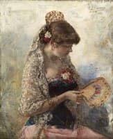 Lady with a Fan