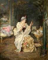 Lady by the Mirror