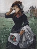 Lady with Binoculars