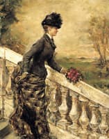 Lady on the Staircase