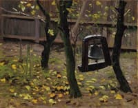 The Dinner Bell in the Garden at Brøndum's Hote
