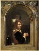 Man with Pipe at the Window