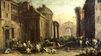 Almsgiving at the Monastery