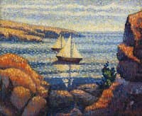 Sail Boats by the Coast