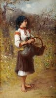 Girl with Basket
