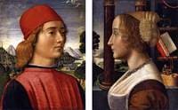 Portraits of a Young Man and Young Woman