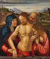 Christ Supported by the Virgin, Sts John the Evangelist and Joseph of Arimathea